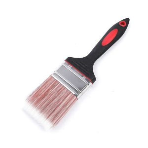 FlexBlend Pro Series Paint Brush with PET and PBT Filament Mix, TPR Soft Plastic Handle