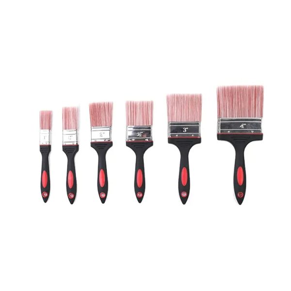 FlexBlend Pro Series Paint Brush with PET and PBT Filament Mix, TPR Soft Plastic Handle - Image 2