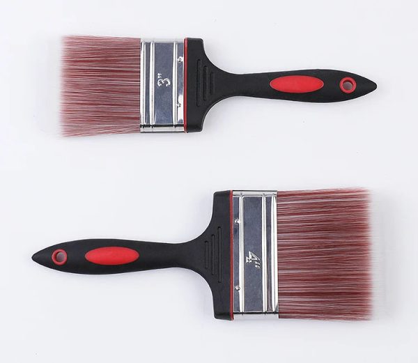 FlexBlend Pro Series Paint Brush with PET and PBT Filament Mix, TPR Soft Plastic Handle - Image 3