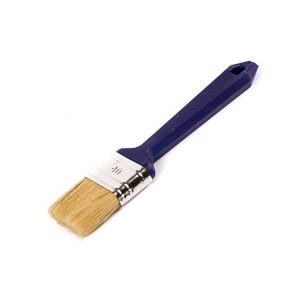 Versatile Flat Brush, White Bristle, 15mm Thick Plastic Handle