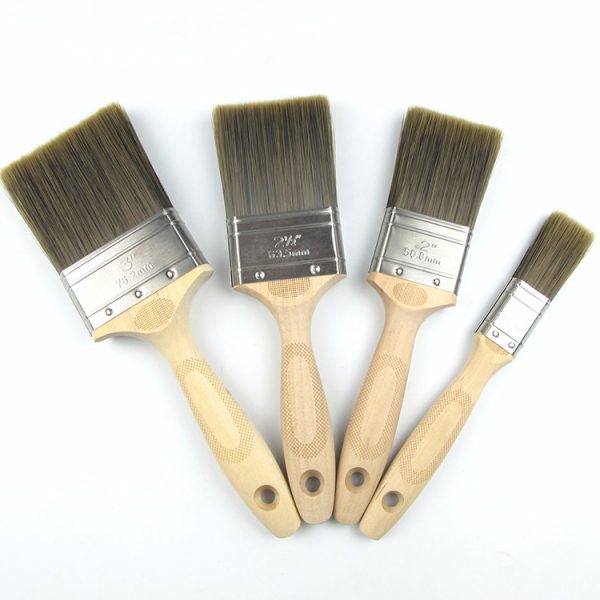 ECO Craft Flat Paintbrush - Sustainable Bi-color Polyester - Image 4