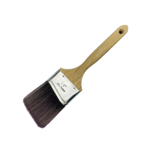 Natural Bamboo Handle ECO Tapered Polyester, Angular Trims Paint Brush