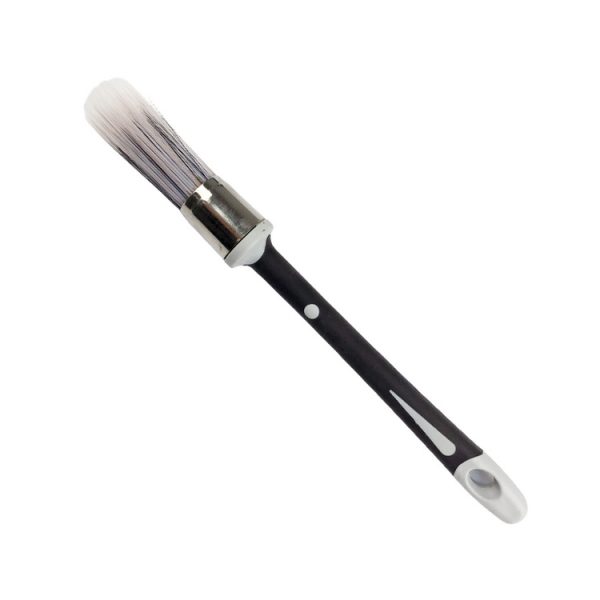 Plastic Soft-Grip Round Paint Brush for Water-Based and Solvent-Based Paints