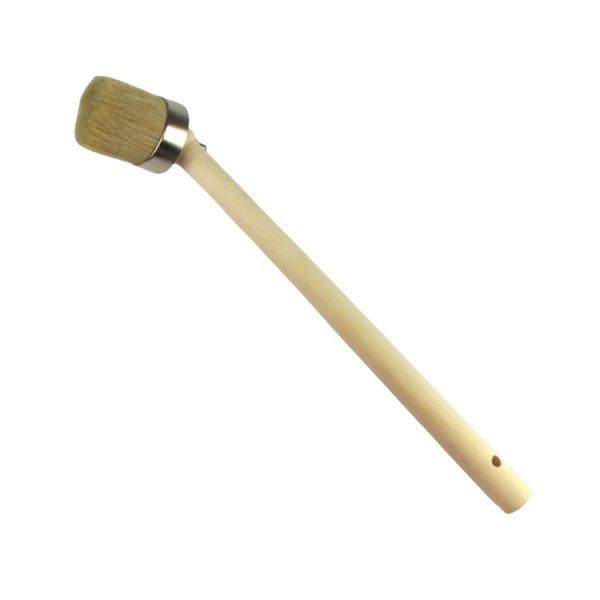 Angle Radiator Paint Brush with 45° Detachable Round Brush Head and Wooden Handle - Image 2