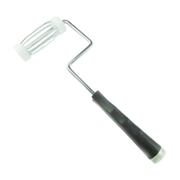 Roller frame, 3 " and 4 " , 5-wire cage roller brushes, compatible with spiral extension poles