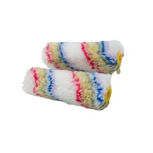 UP Tools  100% Acrylic Rainbow Fabric Mini Paint Roller Sleeve