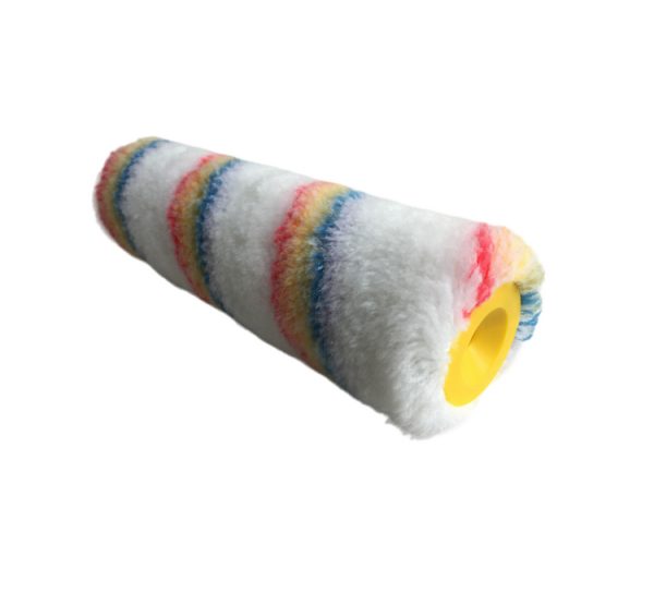 UP Tools  100% Acrylic Rainbow Fabric Mini Paint Roller Sleeve - Image 2